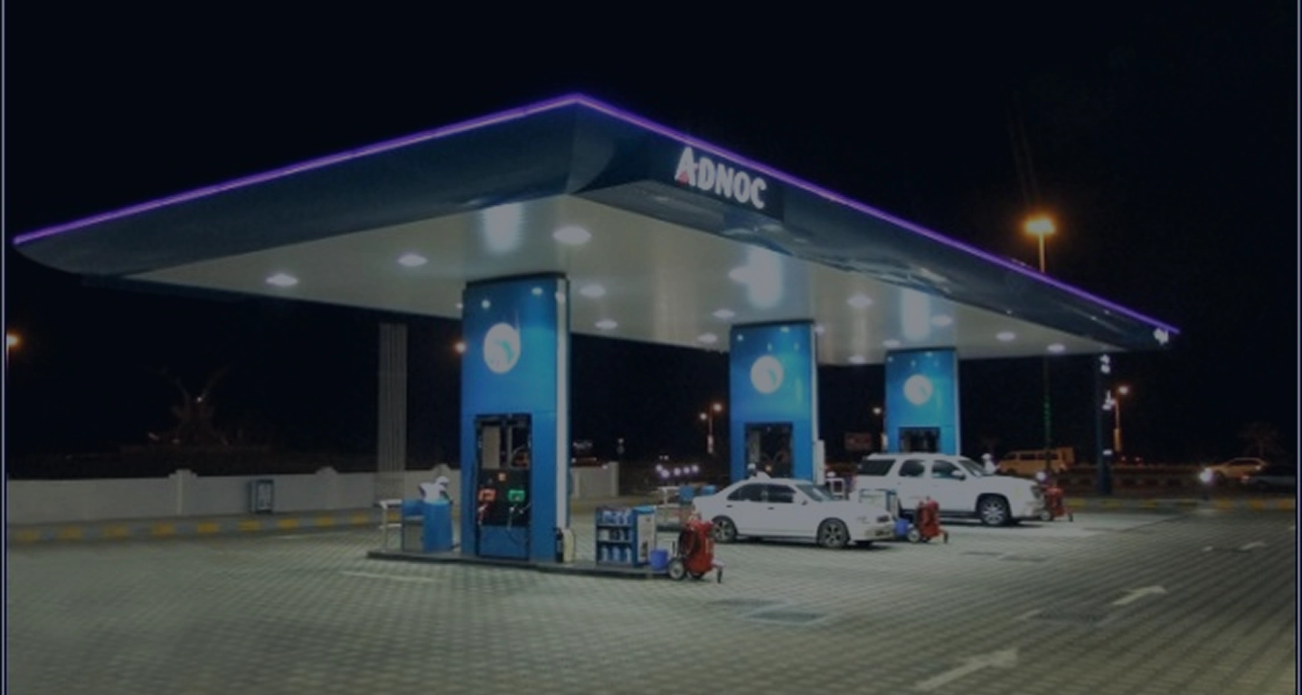 ADNOC Filling Station Banner